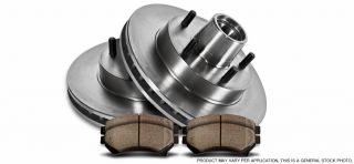 Front Premium Callahan High Quality Blank Brake Rotors Quiet Ceramic 