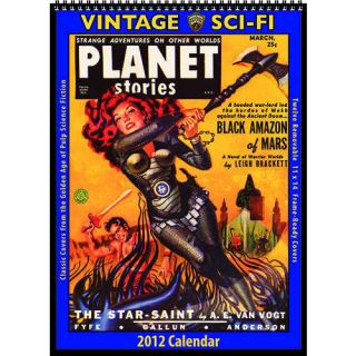   vintage sci fi 2012 wall calendar this is a 2012 calendarvintage sci