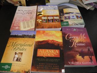 Lot of 6 Christian Romance Books by Various Authors