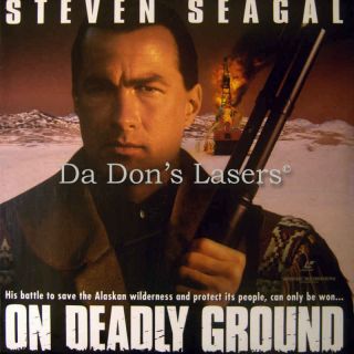 On Deadly Ground DSS WS NEW Rare LaserDisc Seagal Caine Action