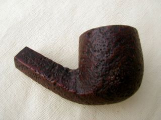 Vintage SIR CALABASH by SHELL Bent Smoking Pipe with Diamond Shaped 