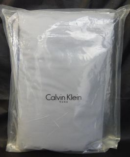 Calvin Klein Home Bedding Full Solid Percale Hyacinth Bedskirt 54 x 