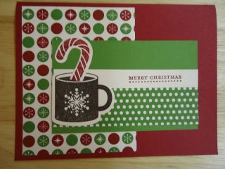   Up SCENTSATIONAL SEASON Hot Cocoa Candy Cane Merry Christmas Card Kit