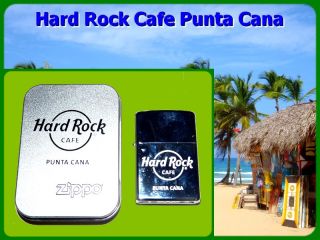 hard rock cafe punta cana city genuine zippo lighter