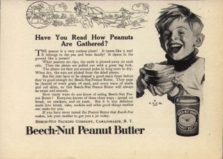   Butter Boy 1917 Antique Food Ad Jar Packaging Canajoharie NY