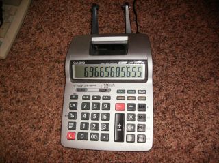 Casio HR 100TM Tax Exchange Calculator 10 Key Used