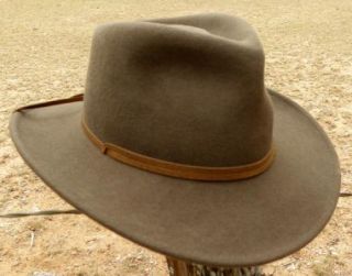 Everest Crushable Wool Rain P Khaki Outback Ear FLP Hat