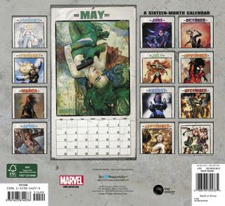   Marvel Comics Comic Art 16 Month 2013 Wall Calendar New SEALED