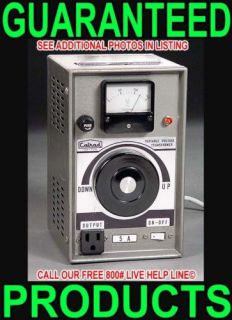 Calrad 45 739 60s Vintage Metered Variac Tube Audio Power Amplifier 