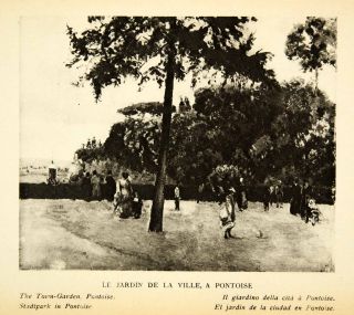   Pontoise France Garden Camille Pissarro Impressionism Artwork