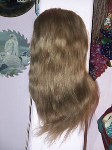 100 Human Hair Dome Fall 1 2 Wig Wiglet Pageant 17 Bld no 14