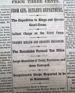   War Newspaper SLAVES LIBERATED William T. Sherman   Suffolk VA & More