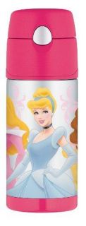 New Thermos Funtainer Bottle Disney Princess 12 Ounce
