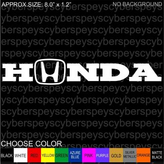 Rising Sun . Honda Logo Stickers Car Vinyl Decals JDM on PopScreen