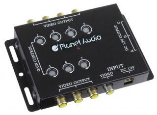 Planet Audio PVA7 One in Four Out Video Signal Amplifier