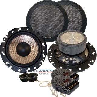 Earthquake Sound FC6 2 6 5 Car Component Speakers 250 Watts High 