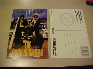 Jose Canseco Mark McGwire Bash Promo Poster Postcard