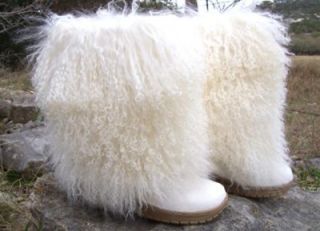 New Bearpaw Lamb Fur Sheepskin Mukluk Apres Ski Boots 6