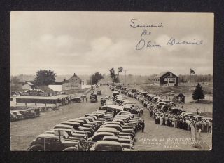   Quintland Oliva Booth Dionne Quintuplets Many Old Cars Callander ON