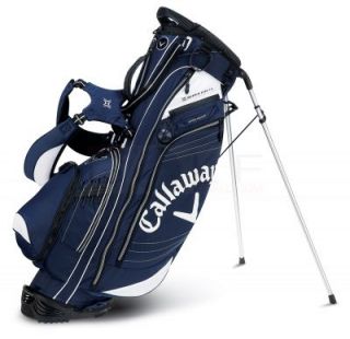 Callaway Golf Hyperlite Hyper Lite 4 5 Stand Bag 2012 Navy Blue White 