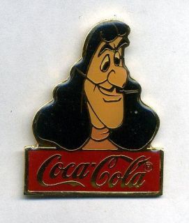  Coca Cola Disney " Captain Hook " Pin