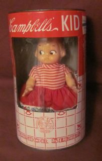 Campbells Soup Kid Doll and Piggy Coin Bank Junior Series Collectible