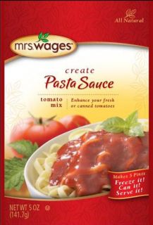 Mrs Wages Pasta Sauce Fresh Tomato Mix 5 oz W538