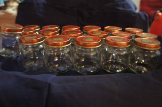24 Empty 4 oz Baby Food Jars