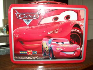 Disney Pixar Cars Lightning McQueen Metal Lunchbox