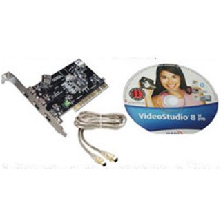 Cablestar Limited   Firewire 1394 PCI Card + Cable + Video Camera 