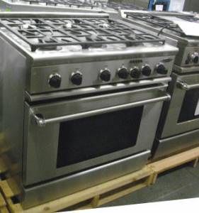   DCS Stainless 36 inch Dual Fuel Range 6 Burners RDS366