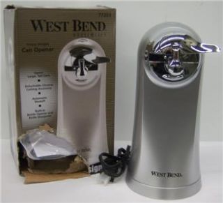 West Bend Heavy Weight Electric Can Opener 77203