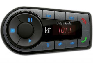 Livio Bluetooth Internet Radio Car Kit w/ Bluetooth & FM Transmitter w 
