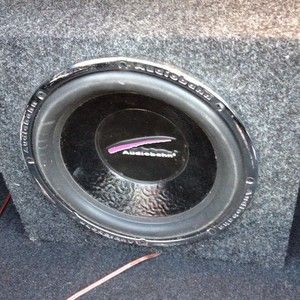 Audiobahn AW1251J 12 Car Subwoofer with Box
