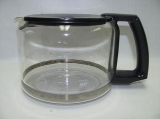 Krups Replacement Carafe Screen Germany 10 Cup Black with Lid