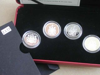 Canada 2004 50 Cent Silver 4 Types Limited Edition