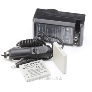   Ion Battery+Charger for Canon PowerShot TX1 Digital Camera NB 4L SD200