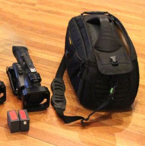 Panasonic AG DVX100B Camcorder + Camera Case + extra battery & charger
