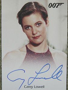   Bond 50th Anniversary Trading Card Carey Lowell Extremely RARE