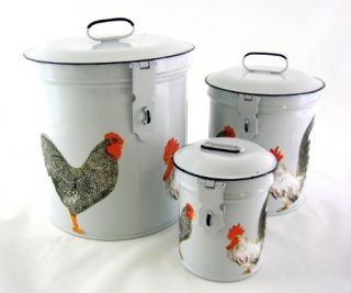 French Country Canister Set ~ Kitchen Storage Canisters ~ Decorative 