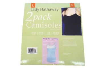 Lady Hathaway Ladies 2 Pack Camisoles Size Large New With Tags