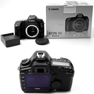 bidding for canon 5d mark ii body with box 37000 actuations sn 