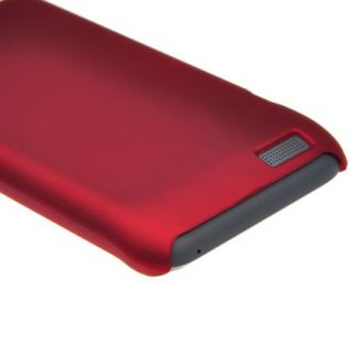 Carmine Hard Shell Cover Protector Case for HTC One V T320e