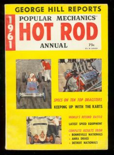 Popular Mechanics Hot Rod Annual 1961 Mickey Thompson FN