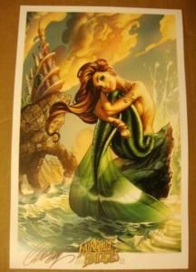 Scott Campbell Fairy Tales Mermaid 2011 SDCC Print