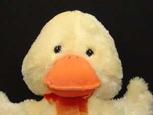 Big Jumbo Russ Yellow Duckling Duck Toy Plush Stuffed Animal Wade 