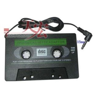 Car 3 5mm Audio Cassette Adapter for iPod  CD Phone