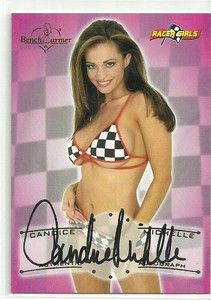   2011 Vault Racer Girls RG18 Candice Michelle Auto Autograph WWE