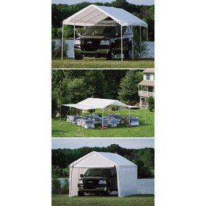 100 ShelterLogic 10x20 House Garage Shed Canopy 3 N 1