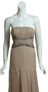 Dazzling Carlos Miele Silk Beaded Gown Dress 42 8 New